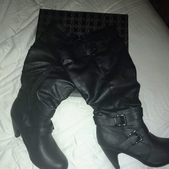 ashley stewart wide width boots